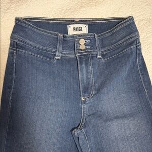 PAIGE High Rise Blue Denim Jeans